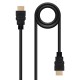 Nanocable Cable HDMI V1.4 Alta Velocidad / HEC), A/M-A/M, Negro, 1 m - 10.15.1700